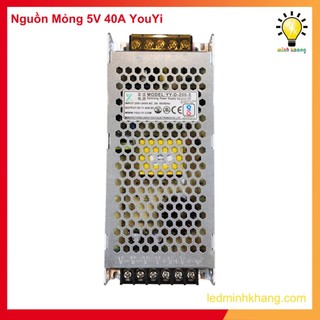 Nguồn 5V40A siêu mỏng, nguồn 200W chính hãng