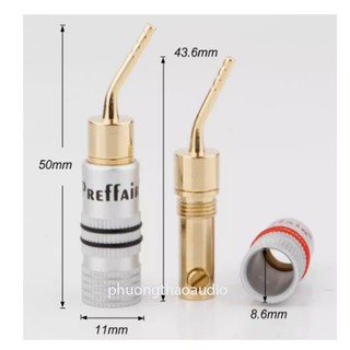 Bộ 4 chiếc Giắc mỏ chim Preffair 2 đỏ và 2 chiếc đen