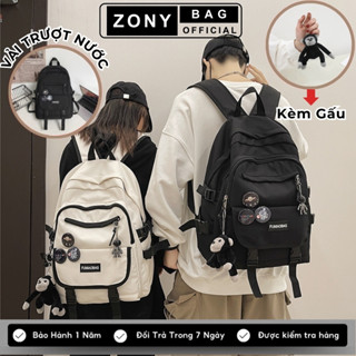 Balo nam nữ đẹp giá rẻ thời trang cao cấp ZONY cặp sách đi học ulzzang đựng laptop chống nước