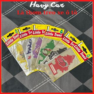 Lá thông thơm Little Trees, cây thông thơm dùng là thơm treo xe ô tô - khử mùi quần áo - thay thế nước hoa xe hơi