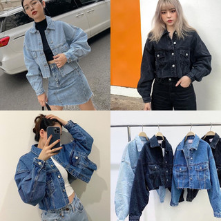 Áo khoác jean -áo khoác bò jacket xuất xịn