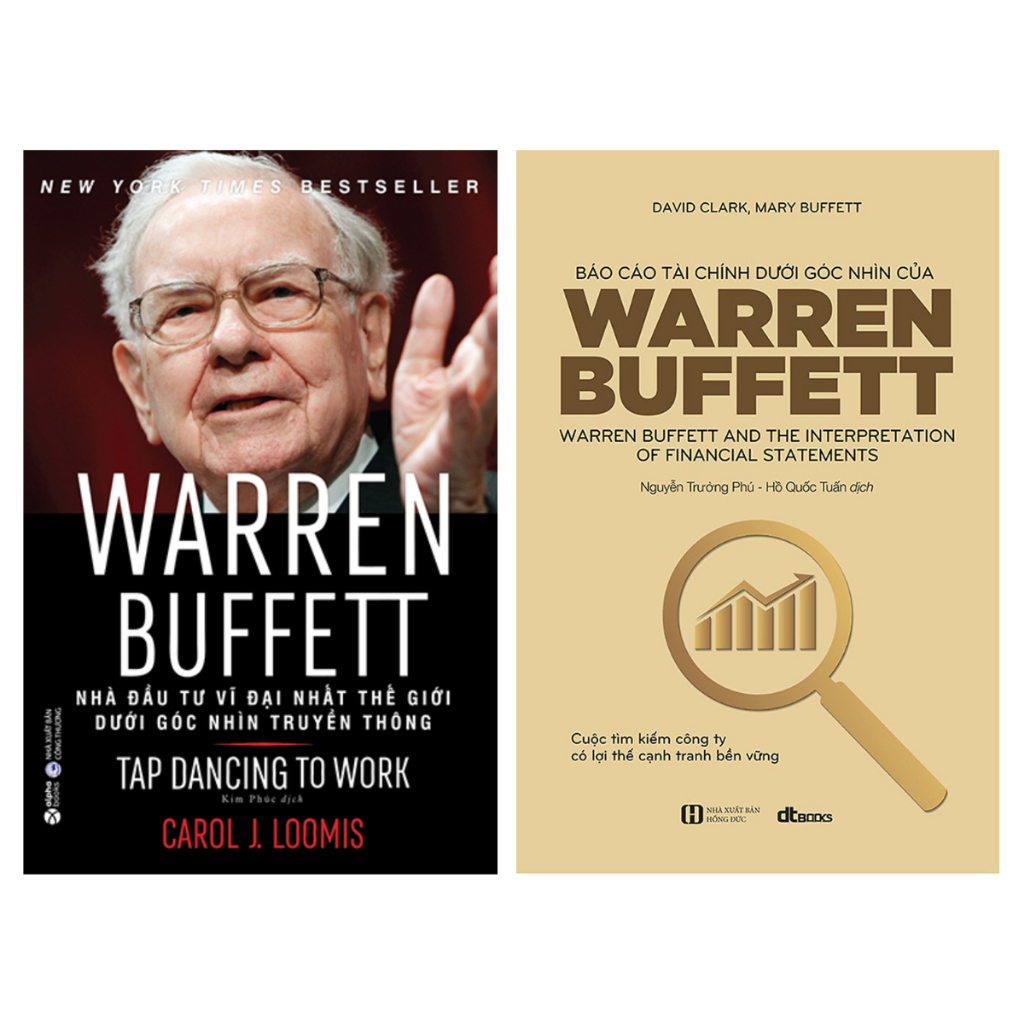 Sách - Combo Warren Buffet - Nhà Đầu Tư Vĩ Đại Nhất Thế Giới (AL) + Báo Cáo Tài Chính (DT) (Bộ 2 Cuố