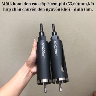Mũi khoan rút lõi betong cốt sắt phi (55- 60) x200mm có định tâm