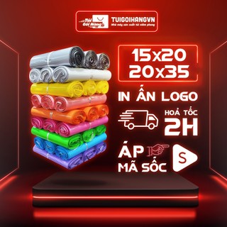 Túi Gói Hàng Niêm Phong 15x20,15x25, 20x30, 20x35 Cuộn 100 Cái Có Keo Dán - - In Logo Từ 10 Cuộn