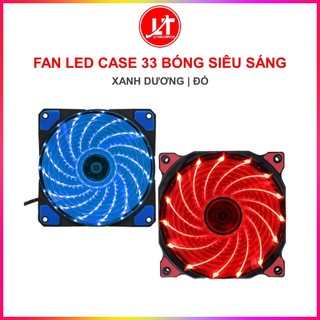 FAN LED CASE 33 BÓNG SIÊU SÁNG, SIÊU ĐẸP (ĐỎ, XANH DƯƠNG)