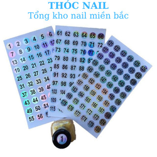 tem số dán chai sơn 1-300 tem