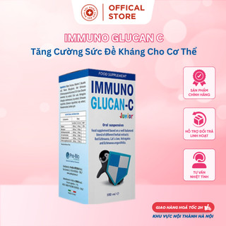 Immuno Glucan C.Tăng Cường Sức Đề Kháng,Hệ Miễn Dịch Giúp Bé Hết Ốm Vặt,Khỏe Mạnh.suckhoechomoinha