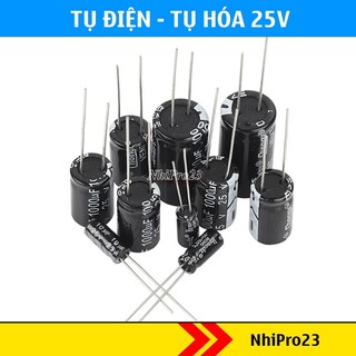 Tụ hóa 25V- Tụ điện phân cực nhiều giá trị