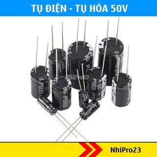 Tụ hóa 50v - tụ điện phân cực 50v nhiều giá trị