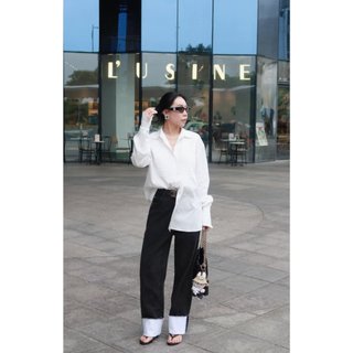 Áo sơ mi tay dài basic libe shirt