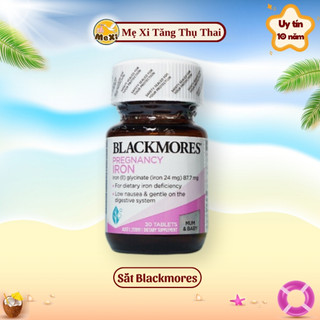 Mẹ Xi Sắt Bà Bầu Blackmores Iron Úc - 30 viên bổ sung sắt cho phụ nữ khi mang thai và sau khi sinh.