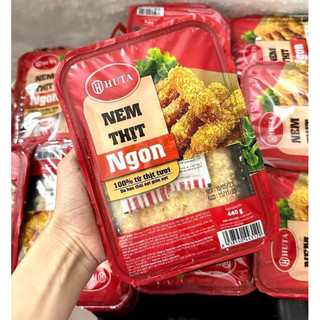 Nem chua rán HUTA kèm ớt, nem vỏ giòn ngon đặc biệt