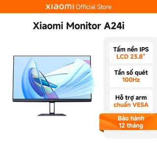 Màn Hình Máy Tính PC Xiaomi Monitor A24i 23.8" Tấm Nền LCD IPS, Chuẩn Vesa - Tần Số Quét 100Hz - Bảo Hành 12 Tháng
