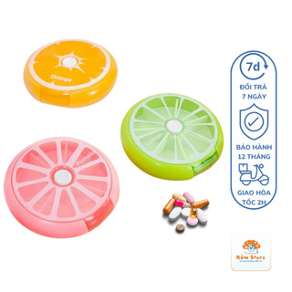 Hộp Đựng Viên Uống Thực Phẩm Hình Tròn Chia 7 Ngày Nature's Way Tiện Lợi, Dễ Dàng Mang Theo