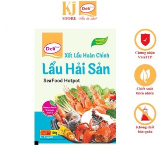 Xốt Lẩu Hải Sản Gia Vị Hoàn Chỉnh Deli Foods 100g Seafood Hotpot Delifood delifoods
