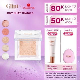 Phấn bắt sáng highlight Glint 5.6g chứa bột ngọc trai, đa năng, dạng nén siêu mịn