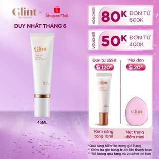 Kem nâng tông Glint 45ml SPF20 PA++ chống nắng, chống nhăn, dưỡng ẩm, kiềm dầu mỏng nhẹ