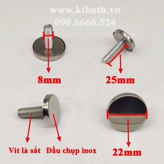 Nắp Chụp Kibath Đầu Phi 22 Trục Vặn 8ly