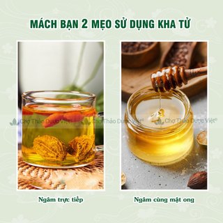 Quả kha tử khô 500g, hạt to, sạch, kha tử ngậm ho, dùng nấu siro, hỗ trợ giảm đau họng, khan tiếng