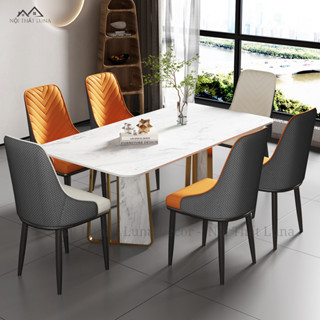 Ghế Ăn Phòng Bếp, Ghế Ngồi Phòng Khách, Ghế Bọc Da Cao Cấp, Ghế Trang Trí Đa Năng, Hiện Đại, Hàng Nôi Địa- Nội Thất Luna