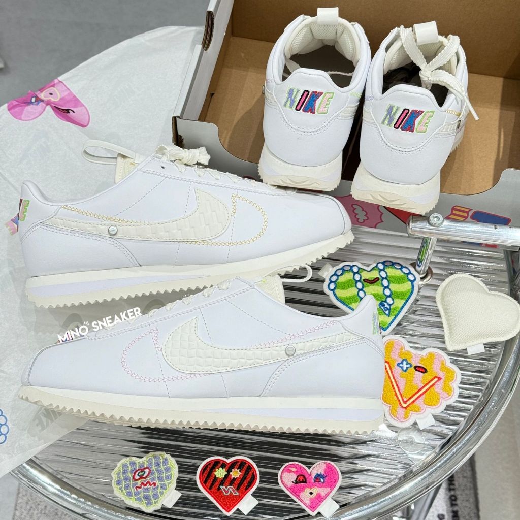 [SẴN AUTH 100%] Giày Nike Cortez 23 Removable Patches (FD4620-111)