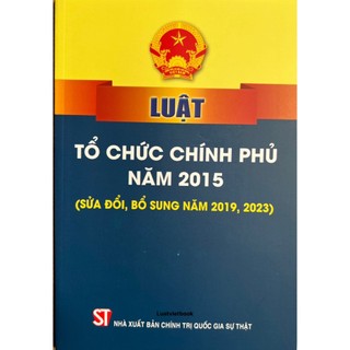 Sách -luật tổ chức chính phủ năm 2015