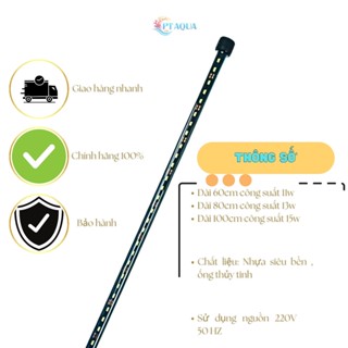 Đèn hồ cá 60 - 100cm ĐÈN CHÌM dùng cho hồ cá cảnh có công tắt loại tốt