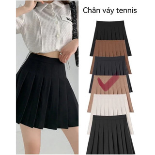 CHÂN VÁY TENNIS MÀU TRƠN