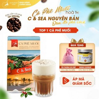 Cà Phê Muối Chuẩn Vị Huế,Cà Phê Hòa Tan Loại Đặc Biệt Thơm Ngon Tiện Lợi - C& Sea, Le Plateau Coffee