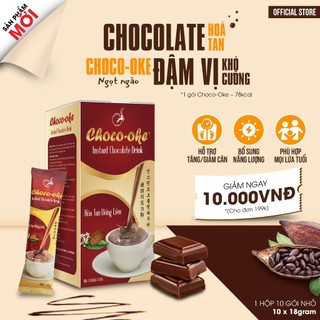 Socola Hòa Tan Uống Liền CHOCO-OKE, Socola Hòa Tan Đặc Biệt Thơm Ngon Tiện Lợi, Le Plateau Coffee