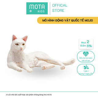 MÔ HÌNH - MÈO TRẮNG NẰM