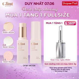 Nhũ bắt sáng highlight Glint dạng thỏi 7g chứa bột ngọc trai, tiện lợi, dưỡng ẩm da