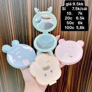 Gương mini 2 mặt gấp gọn hoạt hình