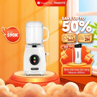 Máy Xay Sinh Tố Đa Năng Masuto Blender Chuyên Say Các Món Healthy Eat Clean Combo