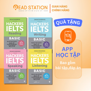 Sách - Hackers IELTS Basic: Listening + Reading + Speaking + Writing (Tái Bản)