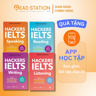 Sách: Hackers IELTS: Listening (Có File Nghe) + Reading + Writing + Speaking