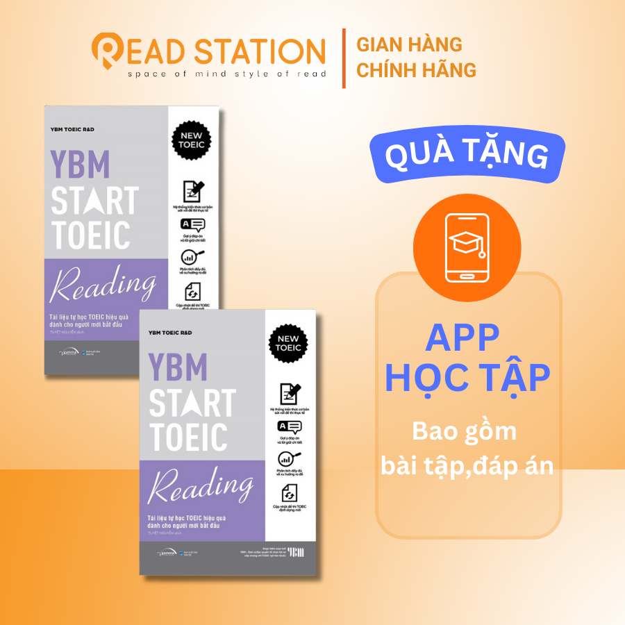 Combo Sách: YBM Start TOEIC: Listening + Reading (Tái bản)