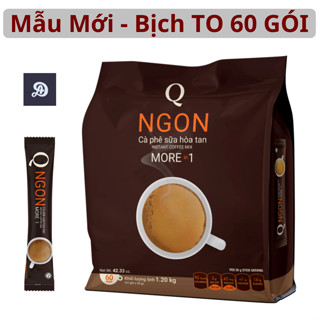 Cà phê sữa Ngon Trần Quang bịch lớn 1.2Kg (60 gói dài * 20g)