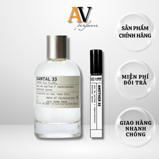 Nước Hoa Nam Nữ Le Labo Santal 33 Hương Thơm Gỗ Bí Ẩn Ấm Áp Chiết 10ml