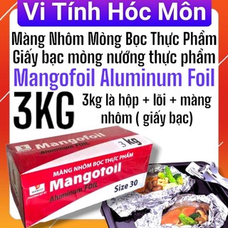Giấy bạc nướng thực phẩm 30cm 3kg màng nhôm bọc thực phẩm mango foil aluminium foil
