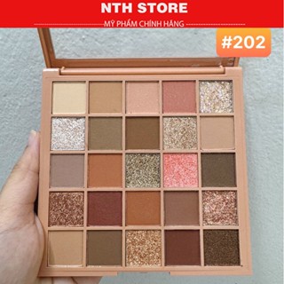  Bảng Mắt Gogotales 25 ô Phấn Mắt Nhũ Lì  Tone 202 
