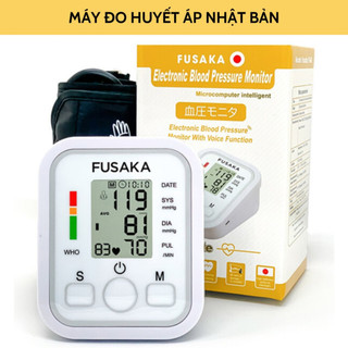 Máy Đo Huyết Áp Bắp Tay Fusaka Giọng Nói Tiếng Việt ( Tặng kèm pin + Dây USB ).