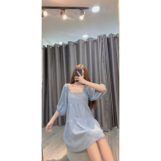 ĐẦM JEAN BABYDOLL