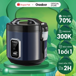 Nồi cơm điện Gaabor RC50M-BE01A dung tích 5L lòng nồi 2.2L 700W phù hợp cho gia đình 2-6 người nấu cơm làm bánh kèm khay