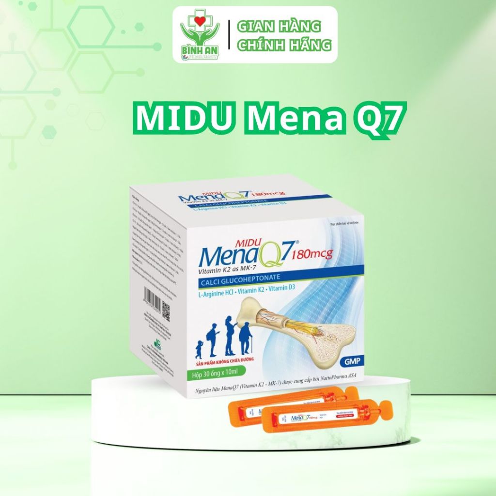 Midu Mena Q7 180 mcg - Tăng chiều cao cho bé vượt trội - NT Bình An.