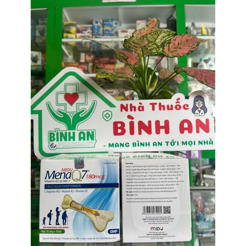 Midu Mena Q7 180 mcg - Tăng chiều cao cho bé vượt trội - NT Bình An.