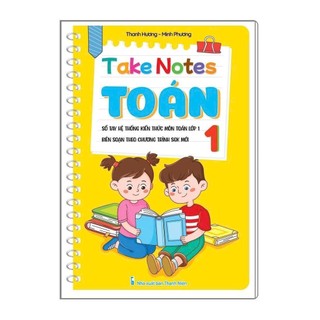 Sách - take note toán lớp 1 - sổ tay hệ thống kiến thức môn toán lớp 1