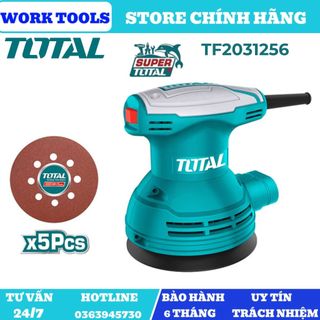 Total máy chà nhám tròn 320w tf2031256