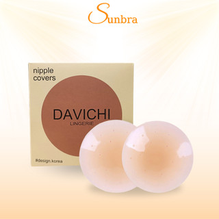  Miếng Dán Ngực Silicone DAVICHI Thoáng Mát Tàng Hình Tái Sử Dụng Nhiều Lần SUNBRA D211 