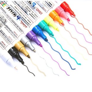 Mua 10 tặng 2-Bút sơn Toyo vẽ lốp xe, bánh xe , nhựa, gốm xứ., thủy tinh.... Paint Marker SA101